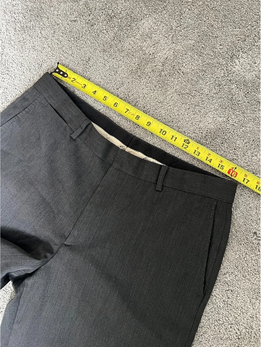 Eddie Bauer Wrinkle Resistant Classic Fit Dress Pants Gray Men’s 34x31